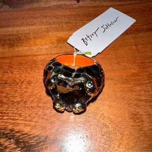 Betsey Johnson Leopard Ring 7.5 with Heart Shaped Stone